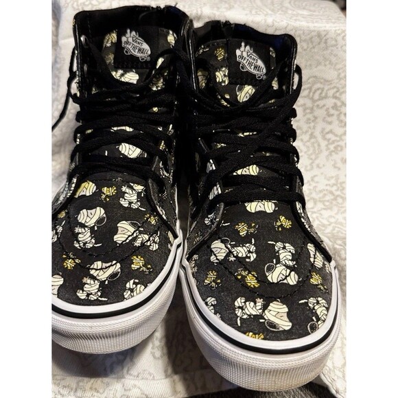 Vans x Peanuts Sk8-HiSnoopy Mummies Glow Black, Kids 6.5 - Picture 12 of 13